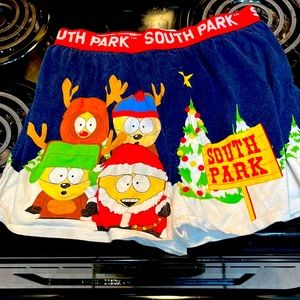 South Park Christmas Themed Boxer Shorts, Size 32-34
